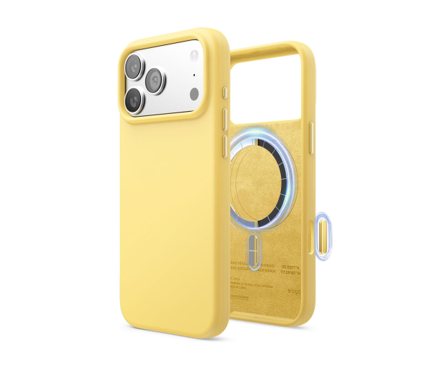 Elago Magsafe Silicon Case do iPhone 17 PRO Max Yellow ES17MSSC69PRO-YE - 1360466 - zdjęcie